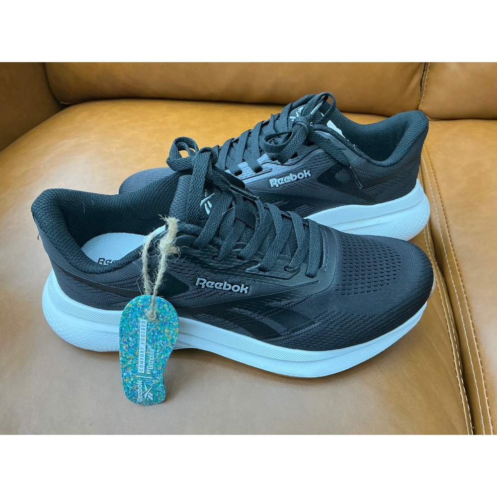 Reebok Energen Ease Running Shoes Womens 7.5 Black New OrthoLite Comfort